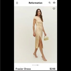 Reformation Frasier Dress in Lima Floral Size 2